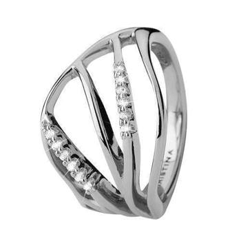 Christina Energy bred åben ring med 12 glitrende topaser, model 3.17.A-57 køb det billigst hos Guldsmykket.dk her